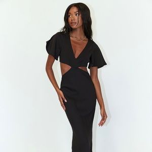 Princess Polly Black Maxi Dress